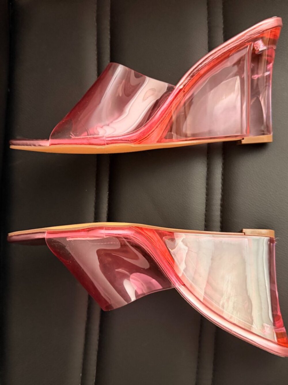 Fashion Nova Pink Wedges 8.5 - Picture 4 of 7